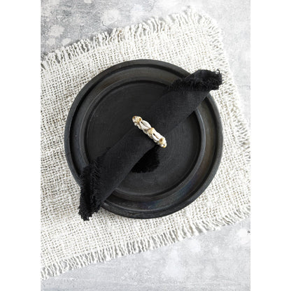 Raffia servetring Schelp naturel - OutHome