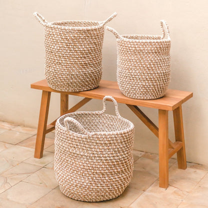Wasmand Guunng Bananenvezel Macramé