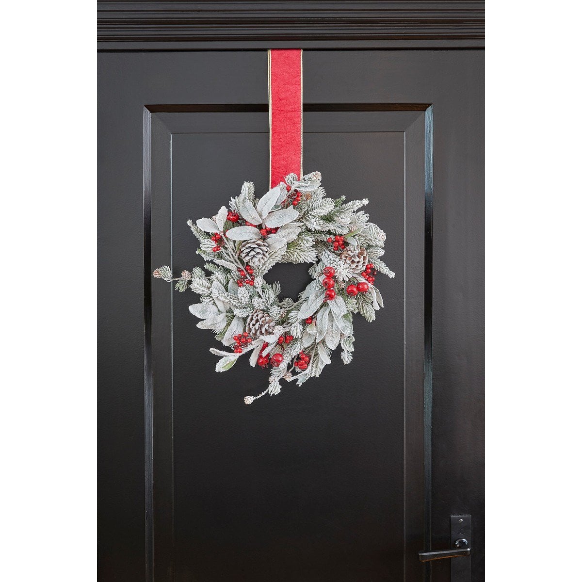 Kerstkrans Belfort Groen/Rood - Ø 50 cm