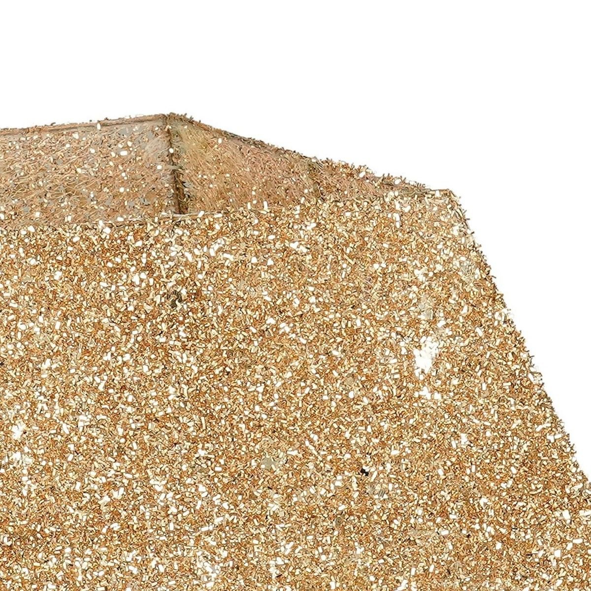 Kerstboomrok Polyester Goud - 50x50x30 cm