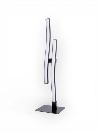 LED Tafellamp Onda Zwart - 44 cm