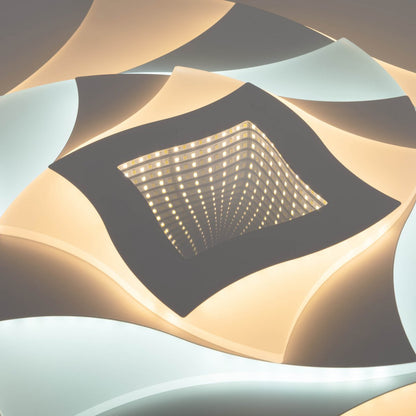 LED Plafondlamp Liora 3D Effect - Ø 48 cm (Afstandsbediening)