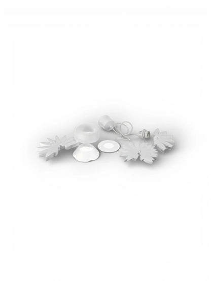 Hanglamp Lotus Wit Kunststof - Ø 47 cm