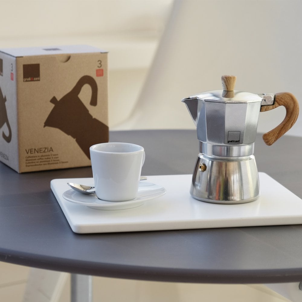 Venetië - Percolator Zilver - OutHome