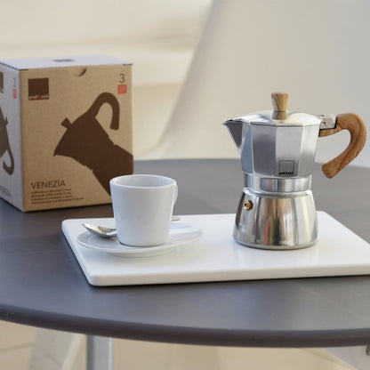 Venetië - Percolator Zilver - OutHome