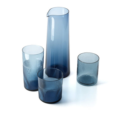 Glazen tumbler Azure blauw