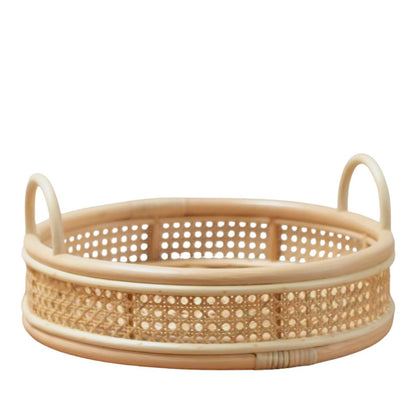 Dienblad Rotan Neira Beige - Ø 40 cm