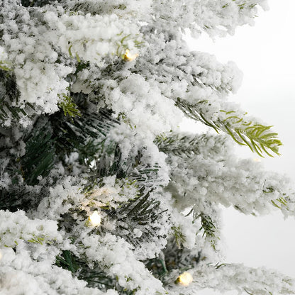 Kunstkerstboom Grimshaw Verlicht Wit - 120 cm