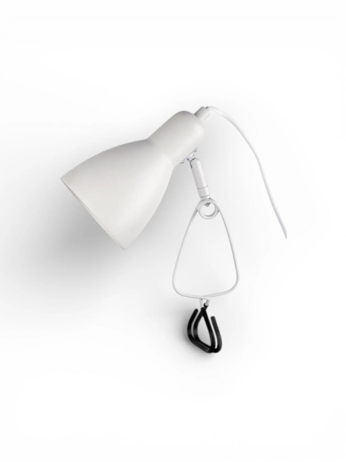 Klemlamp Mara Mat Wit - 28 cm (E14)