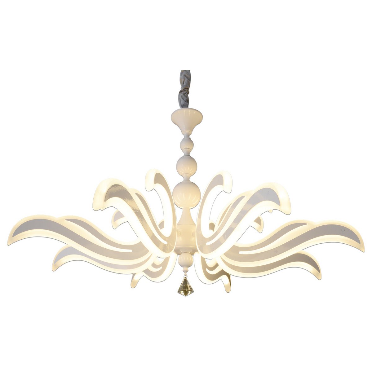 LED Kroonluchter Ludwig Wit - Ø 66 cm