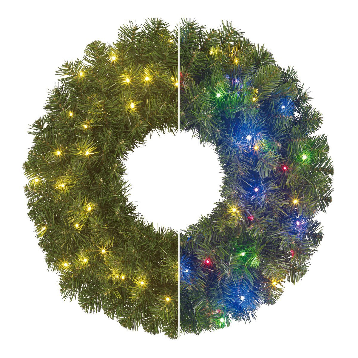 Kerstkrans Limber Verlicht Groen - Ø 60 cm