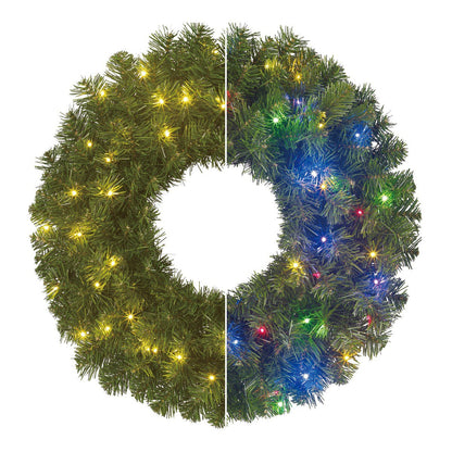 Kerstkrans Limber Verlicht Groen - Ø 60 cm