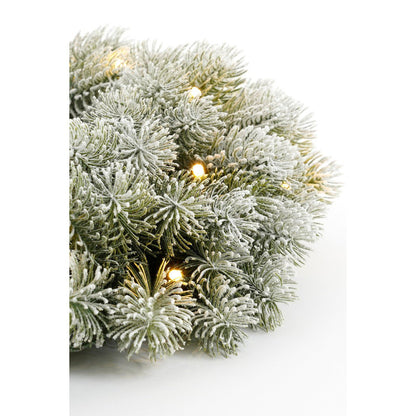 Kerstkrans Nagoya Verlicht Groen - Ø 45 cm