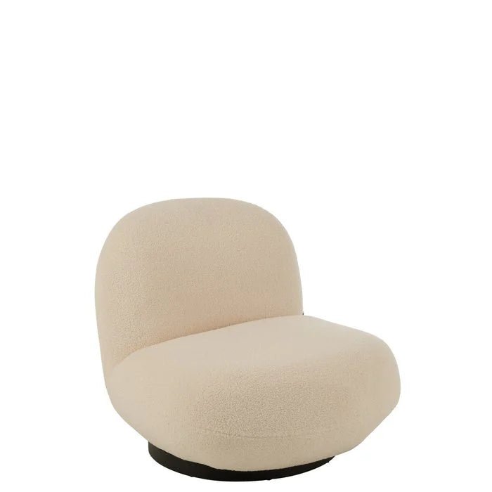 Draaifauteuil Teddy Crème - OutHome