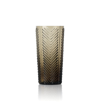 Highballglas Visgraat rookgrijs