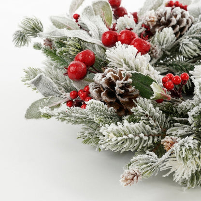 Kerstkrans Belfort Groen/Rood - Ø 50 cm