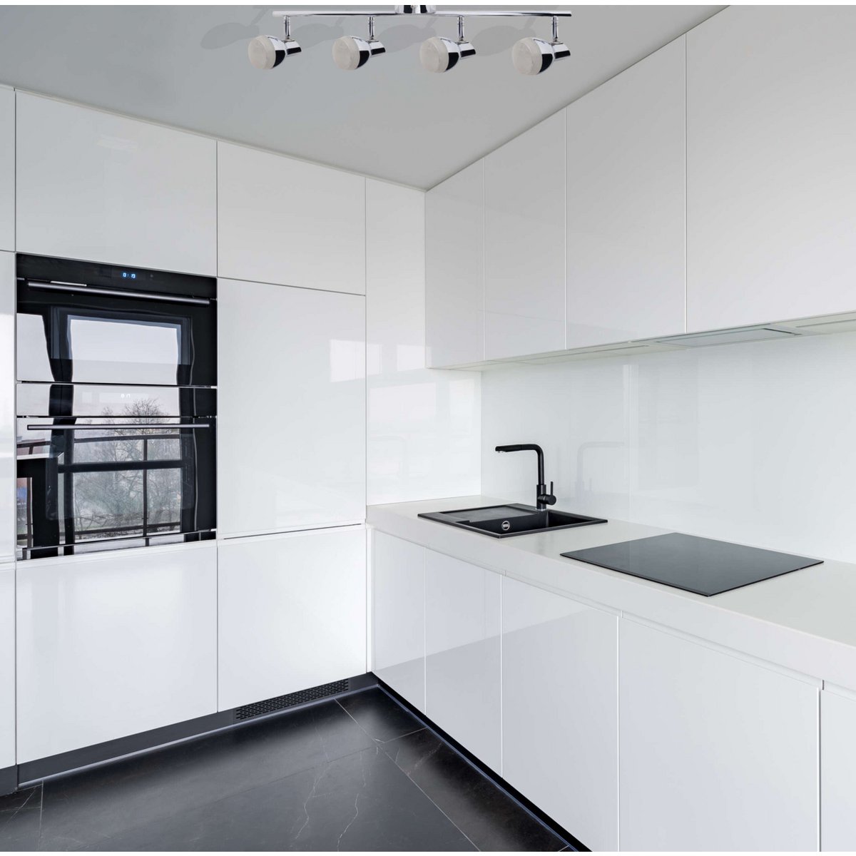 LED Railverlichting Chromey 4-Lichts