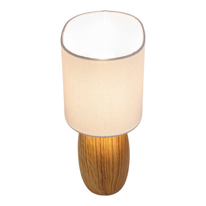 Keramische Tafellamp Woody Naturel (E14)
