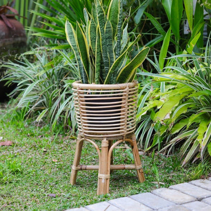 Plantenstandaard Akara Rotan Rond - Ø 20 cm