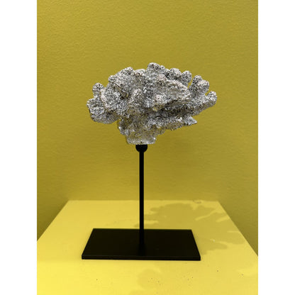 Koraaldecoratie Metalen standaard champagnekleur