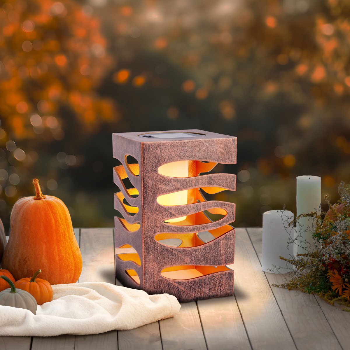 LED Solar Deco Hilda Goud - 20 cm