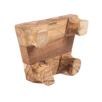 Teakhouten dienblad naturel