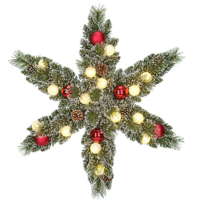 Kerstkrans Kaprun Verlicht Groen - Ø 60 cm