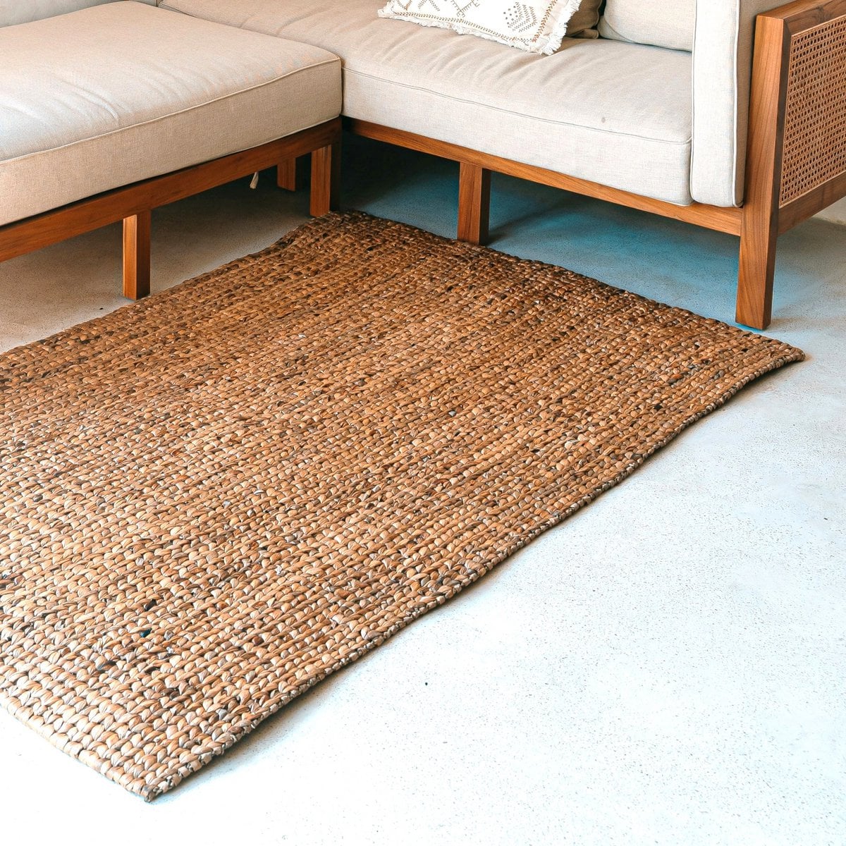 Vloerkleed Sawah Natuurvezel - 180x115 cm