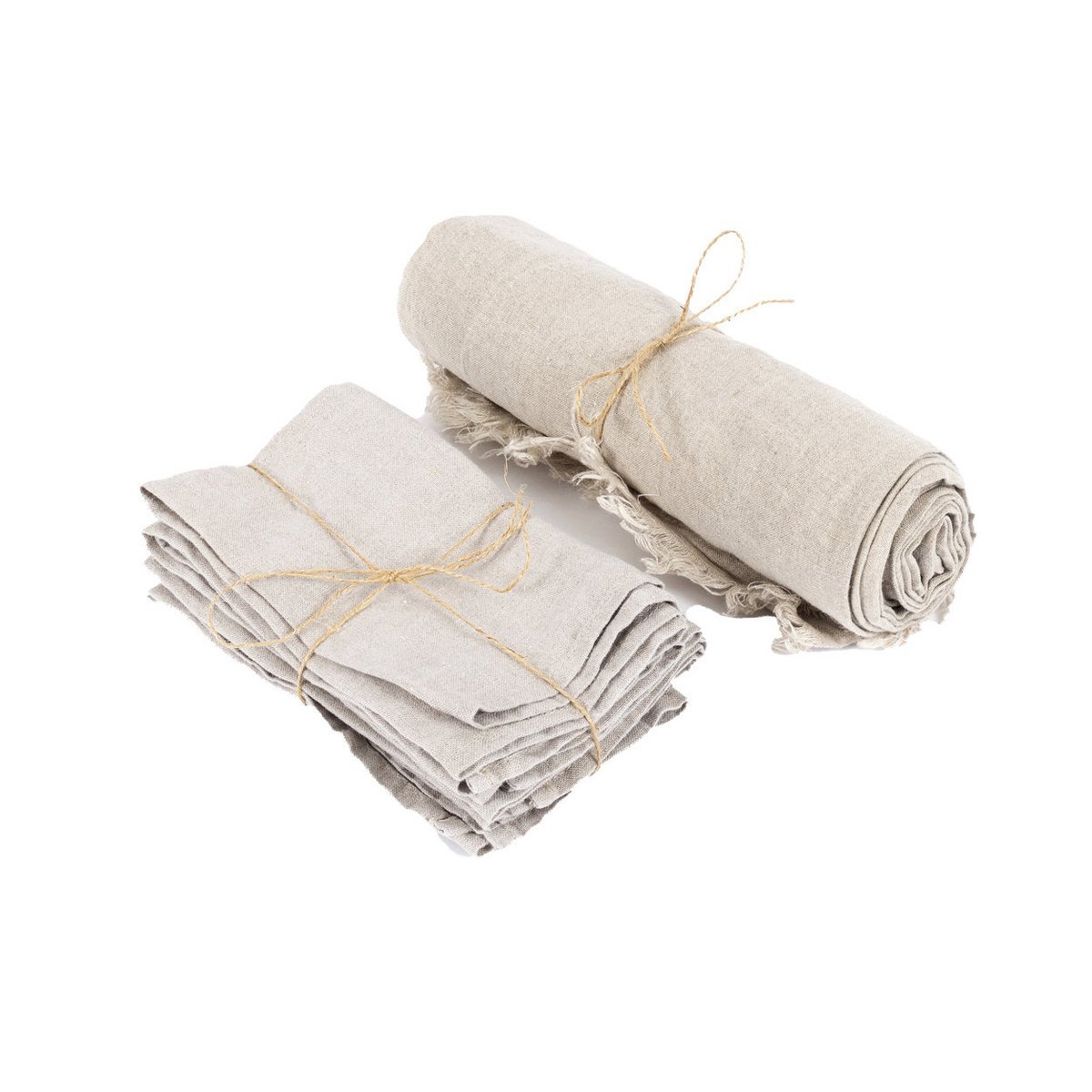 Linnen tafelkleed beige - 150 x 250 cm - OutHome