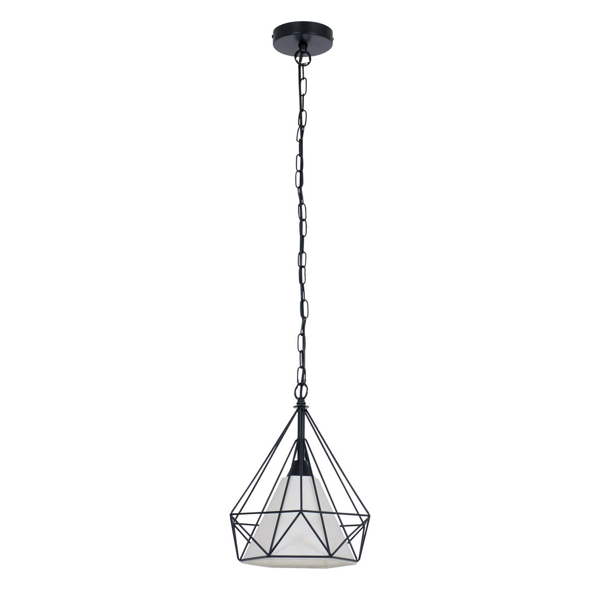 Metalen Hanglamp Alex Zwart - Ø 29 cm
