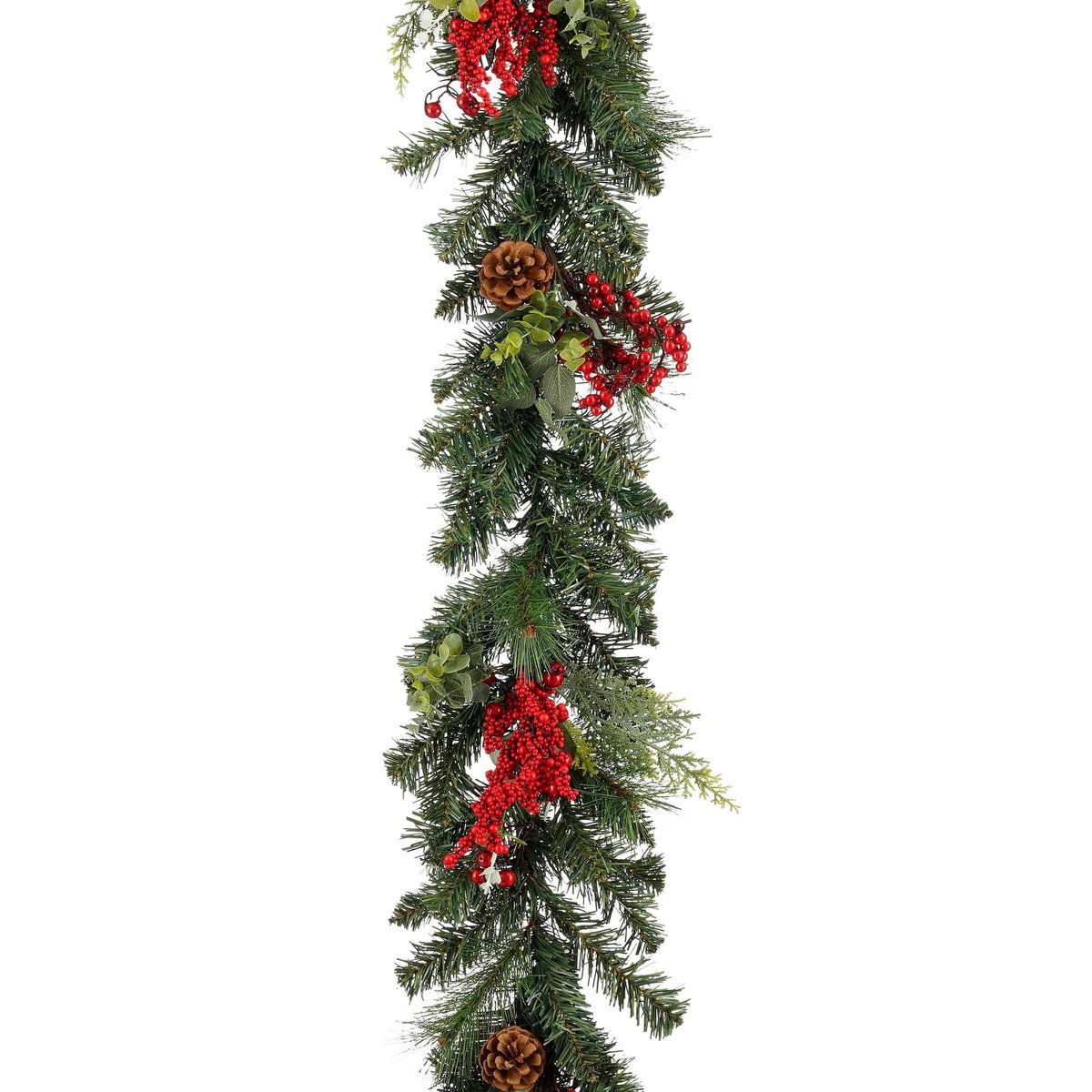 Guirlande Harvey Groen/Rood - 180 cm