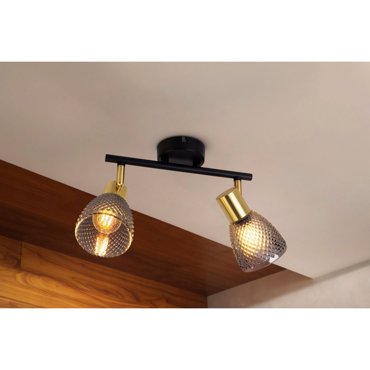Plafondlamp Lindita 2-Spots (excl. lampen)