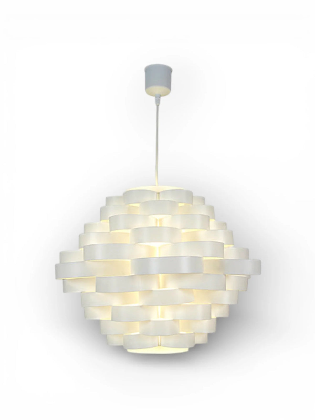 Hanglamp Witte Lijn Kunststof - Ø 55 cm (E27) - OutHome