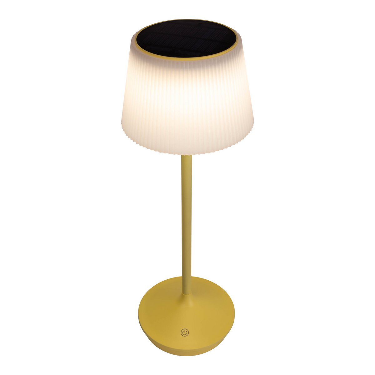 Solar Tafellamp Emmi Geel/Wit - 38 cm (Dimbaar)