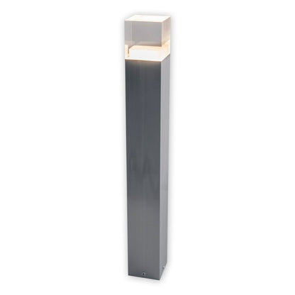 LED Buitenlamp Sokkel Leah Staal