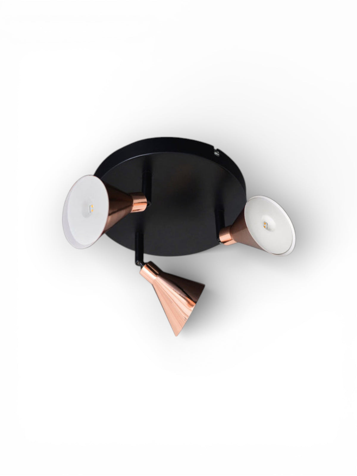 LED Wand - /Plafondlamp Koper - Ø 38 cm (3 - Lichts) - OutHome