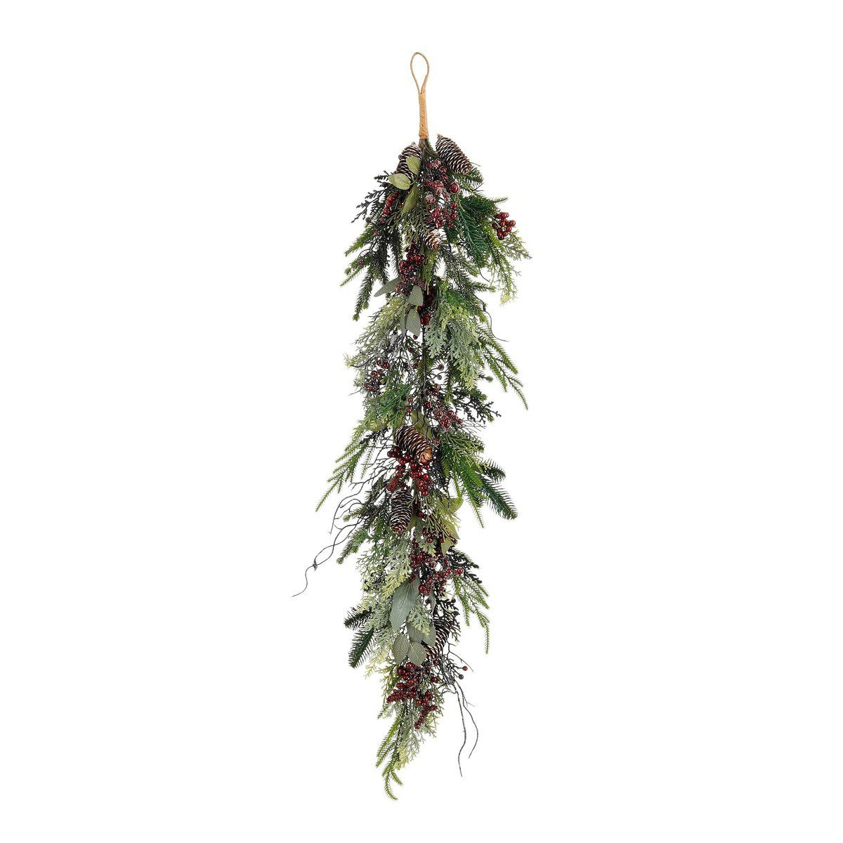 Guirlande Bodi Groen/Bordeauxrood - 110 cm