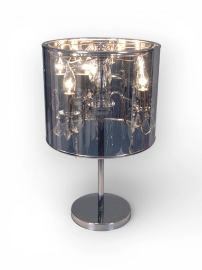 Deco Tafellamp Marella Chroom/Helder - 56 cm