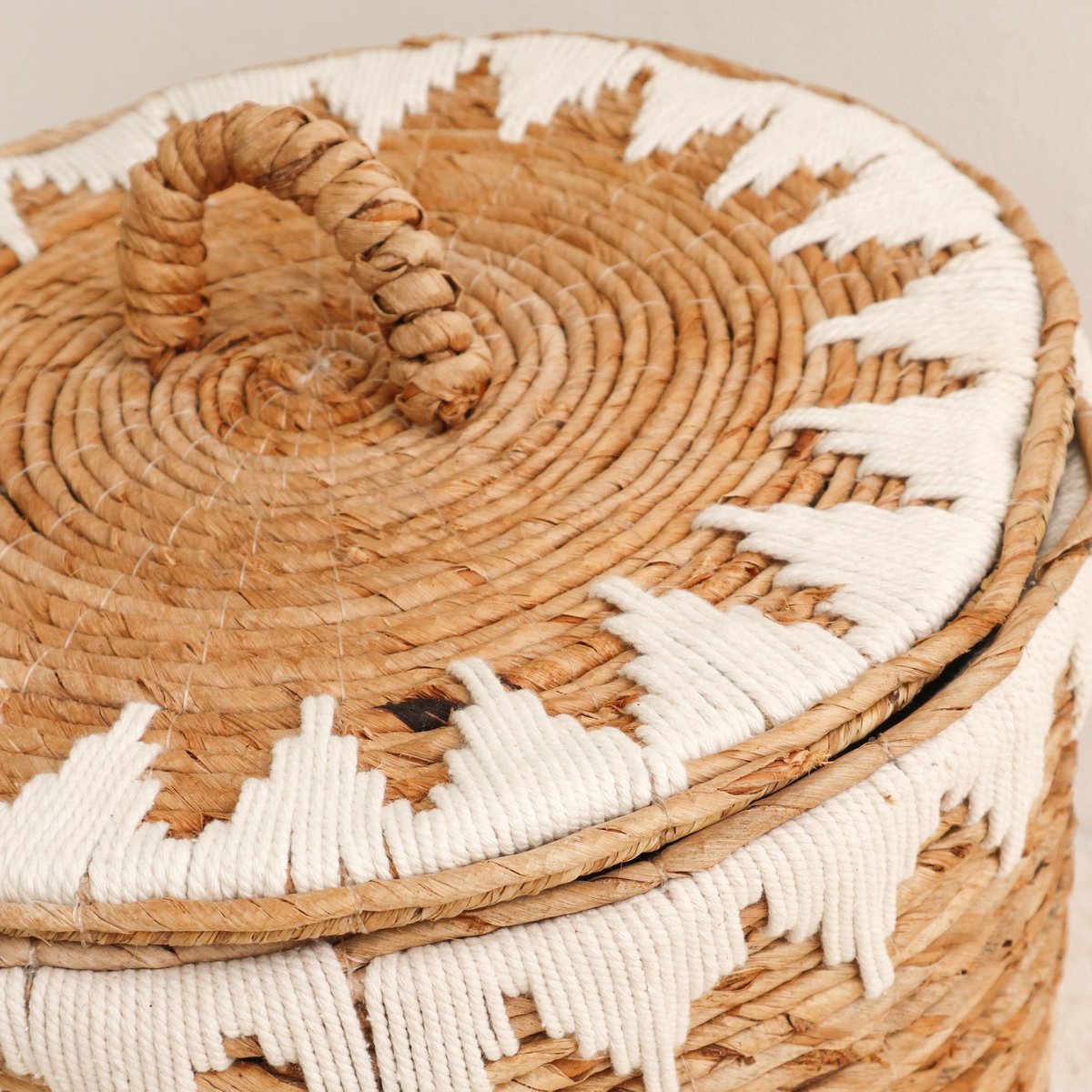 Wasmand Empat Bananenvezel Macramé (2 maten)