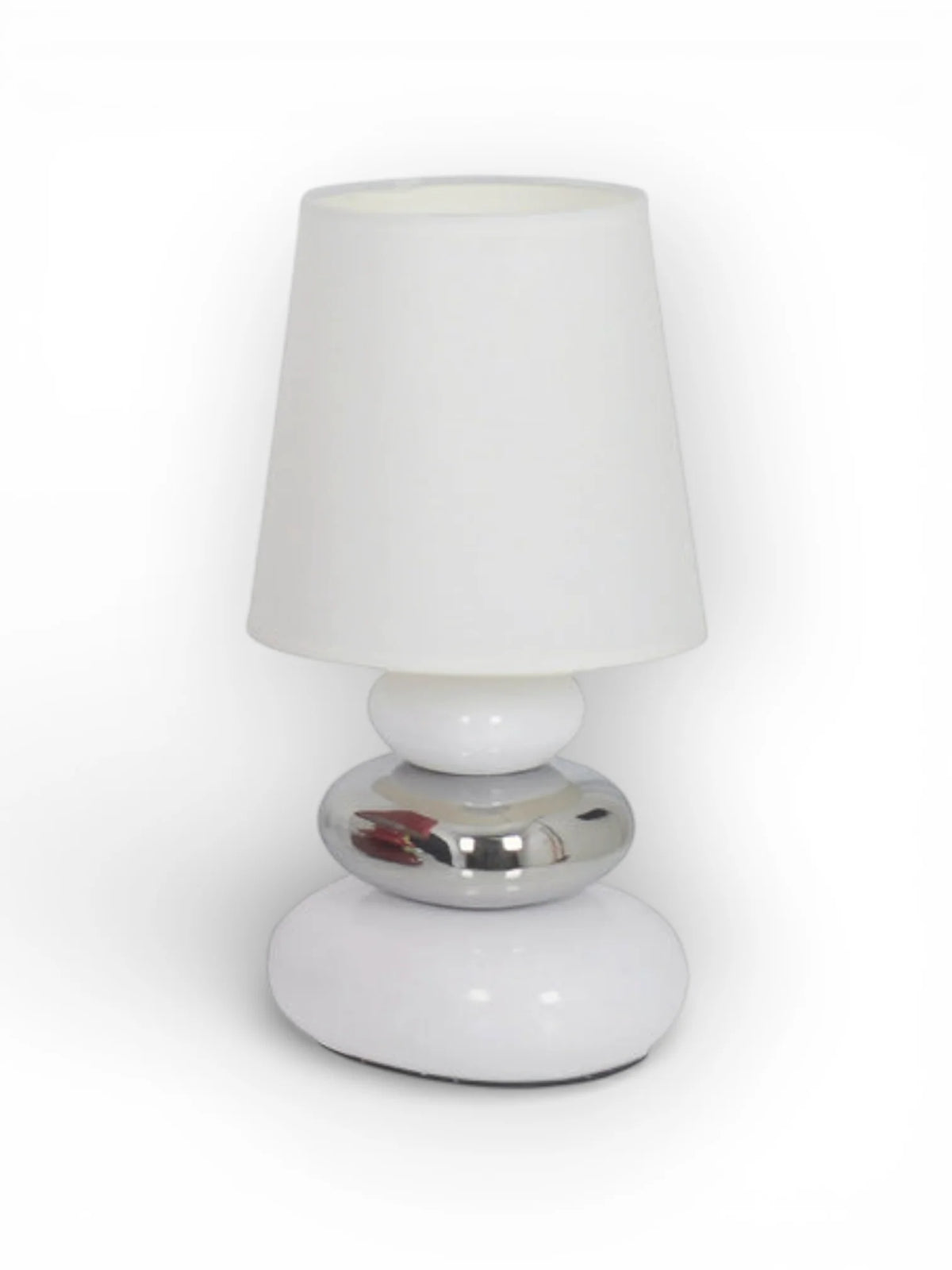 Keramische Tafellamp Stoney Wit - 31 cm (E14)