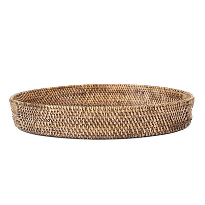 Rotan dienblad Carry-all natuurlijk bruin - L - OutHome