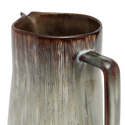 Porseleinen karaf Peniche creme/bruin - OutHome