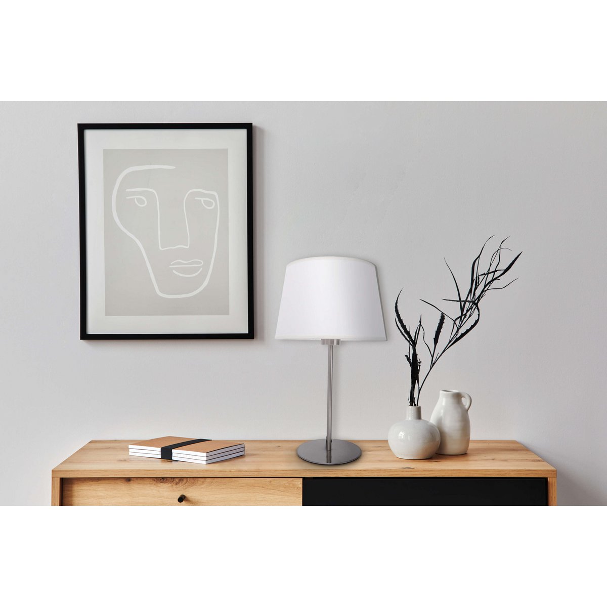 Tafellamp Bologna Beige - 45 cm