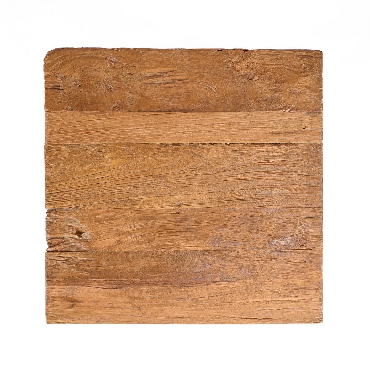 Teakhouten kruk Block naturel