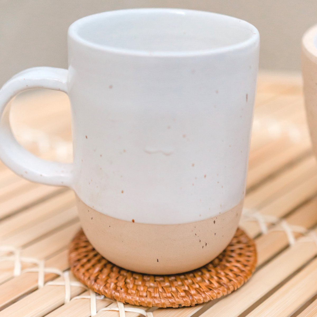 Onderzetters Tibu Rotan Rond (Set van 4/8)