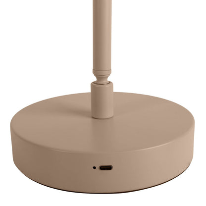 Snoerloze Tafellamp Lupa Amandel - 45 cm (Touch/Dimbaar)