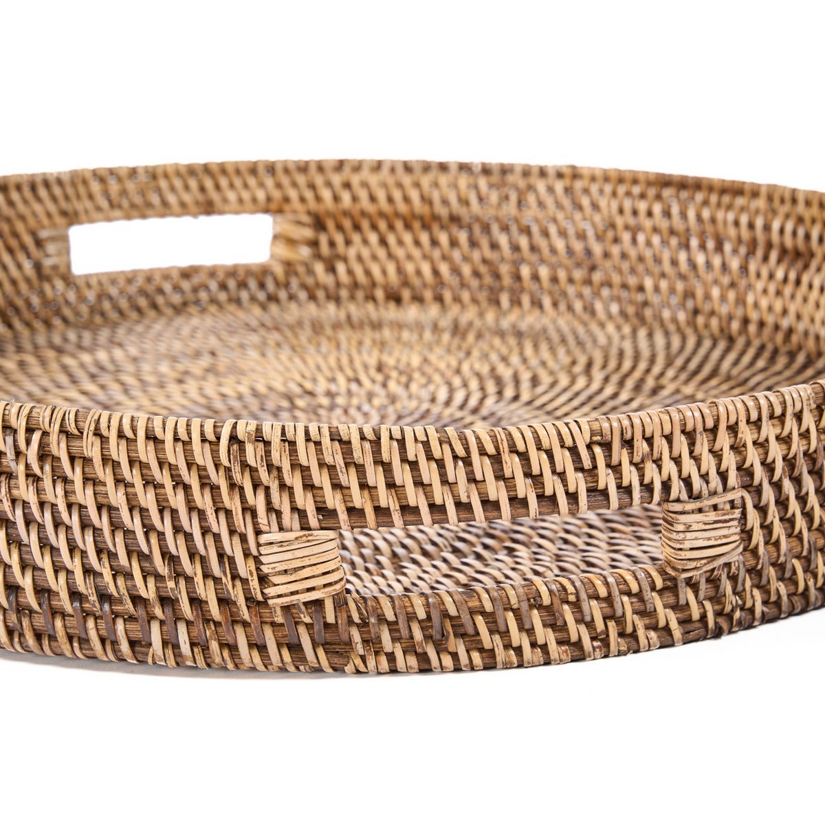 Rotan dienblad Carry-all natuurlijk bruin - L - OutHome
