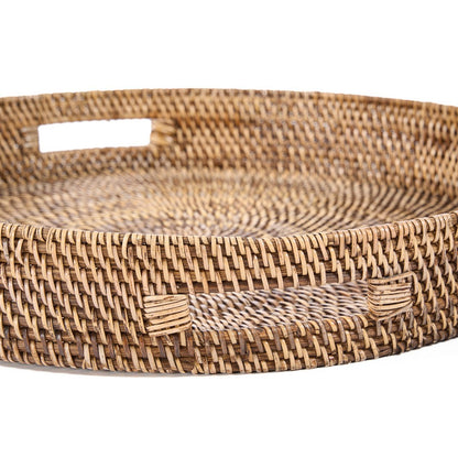 Rotan dienblad Carry-all natuurlijk bruin - L - OutHome