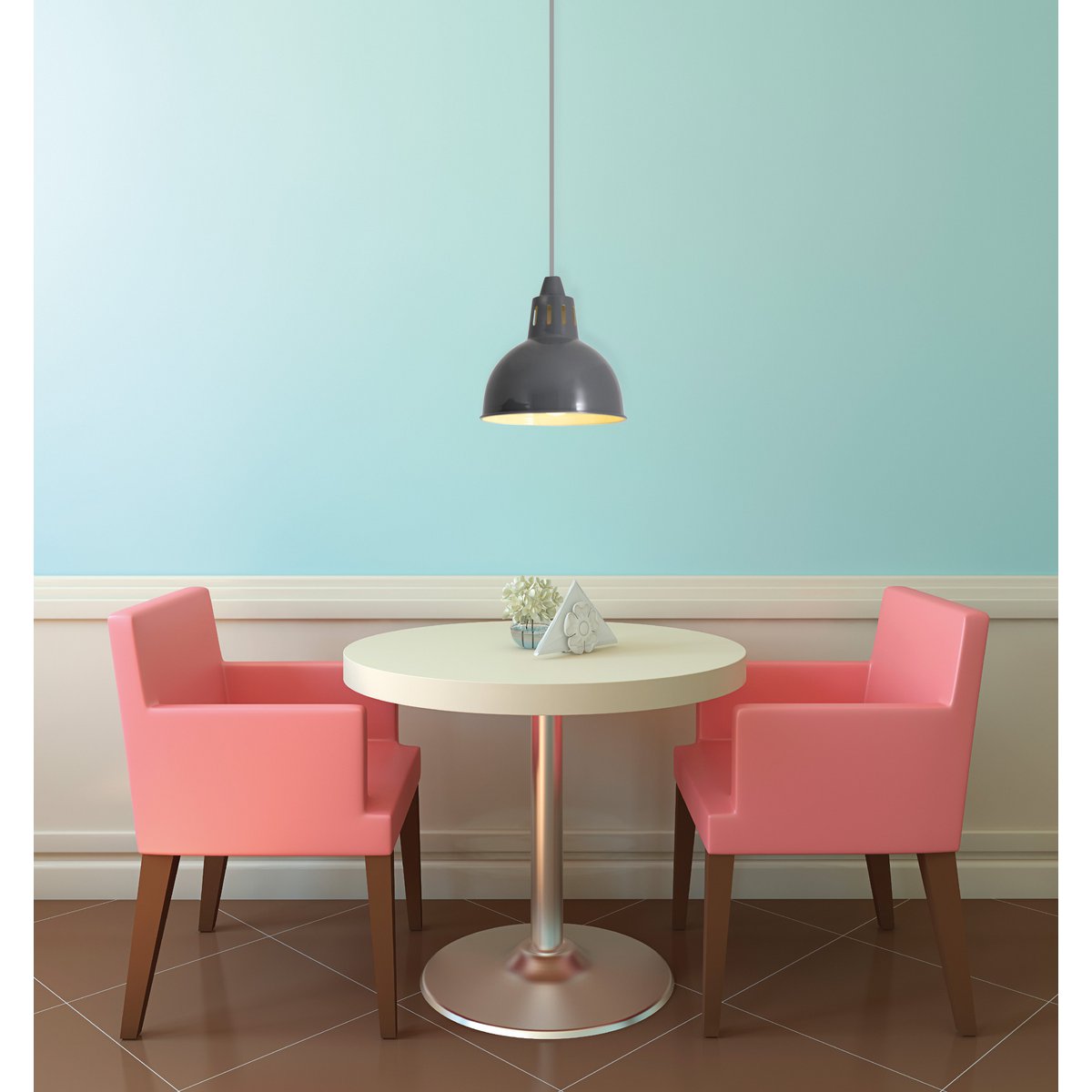 Hanglamp Desira Metaal Grijs (E27) - OutHome