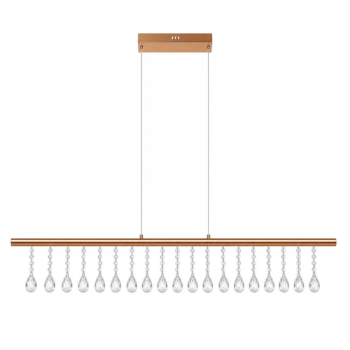 LED Hanglamp Nobilis Goud - 100 cm productfoto op witte achtergrond